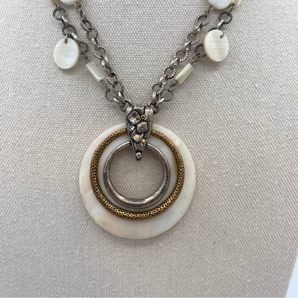 Chicos White, Silver and Gold Necklace - Picture 2 of 8